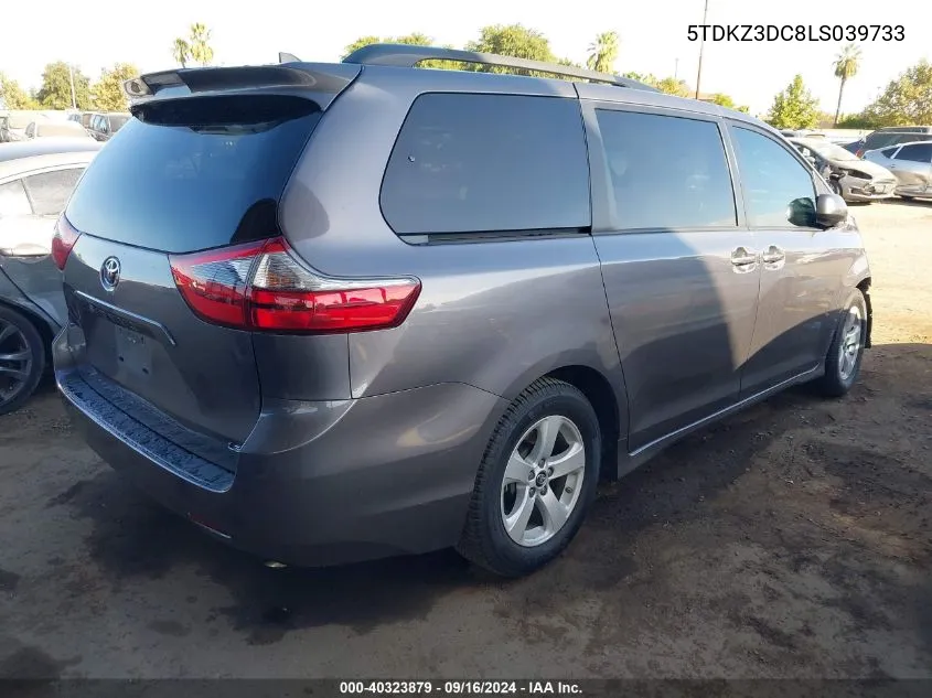 5TDKZ3DC8LS039733 2020 Toyota Sienna Le