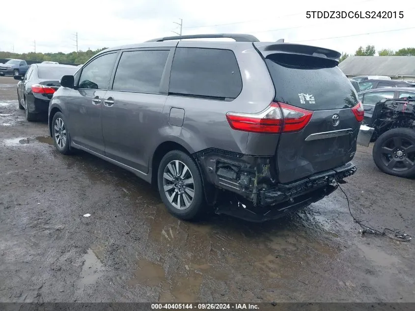 5TDDZ3DC6LS242015 2020 Toyota Sienna Limited Premium