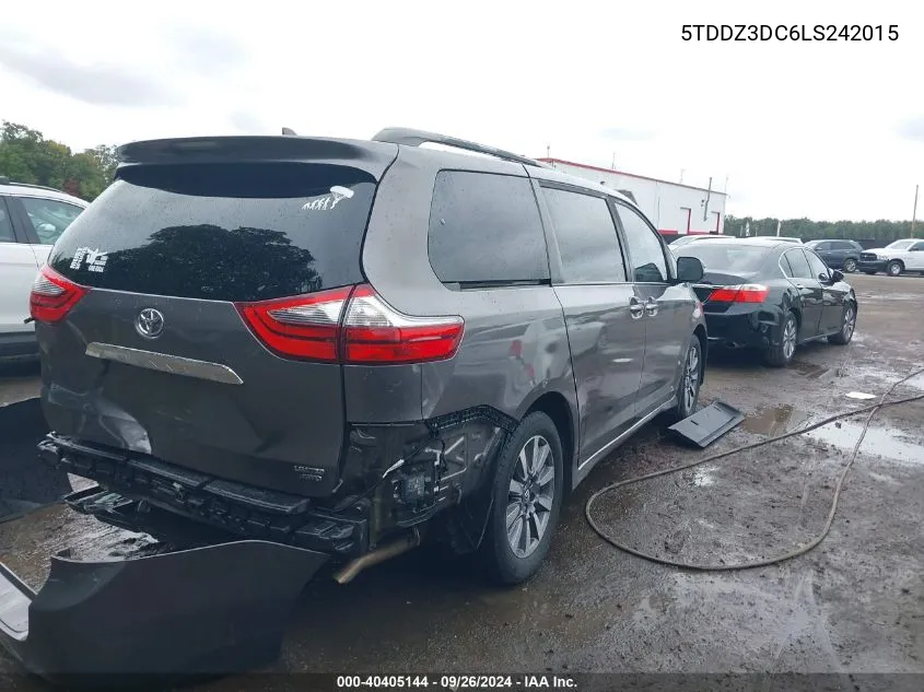 5TDDZ3DC6LS242015 2020 Toyota Sienna Limited Premium