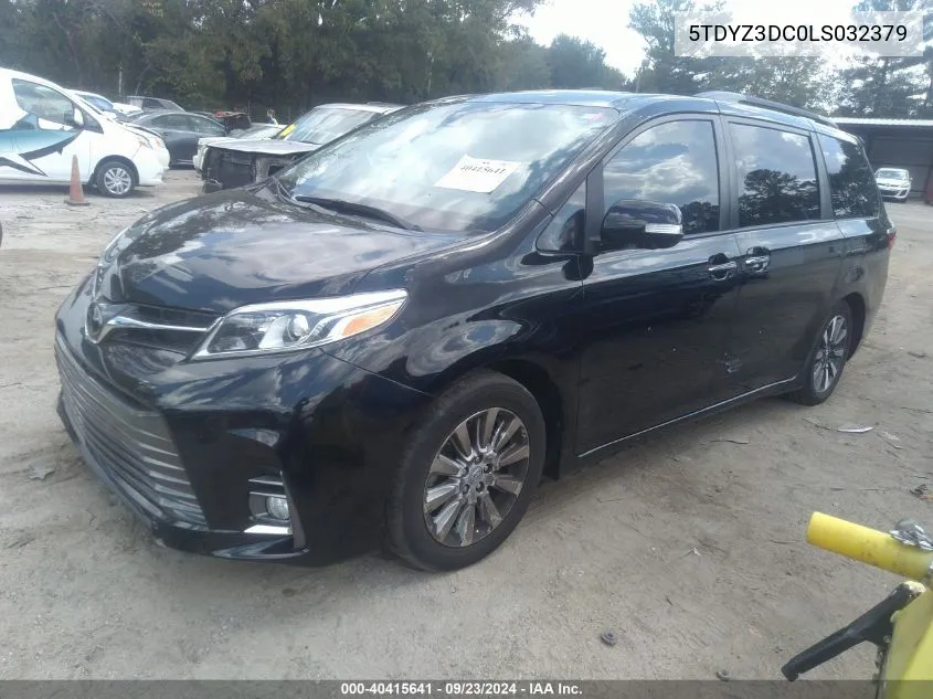 2020 Toyota Sienna Limited Premium VIN: 5TDYZ3DC0LS032379 Lot: 40852099