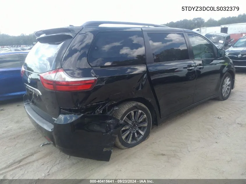 2020 Toyota Sienna Limited Premium VIN: 5TDYZ3DC0LS032379 Lot: 40852099