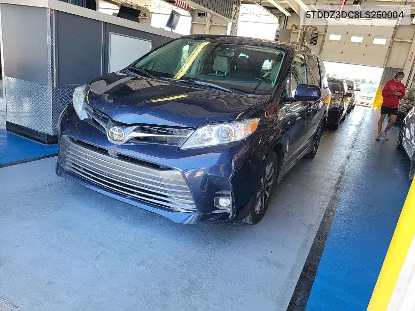 2020 Toyota Sienna Xle VIN: 5TDDZ3DC8LS250004 Lot: 40437372