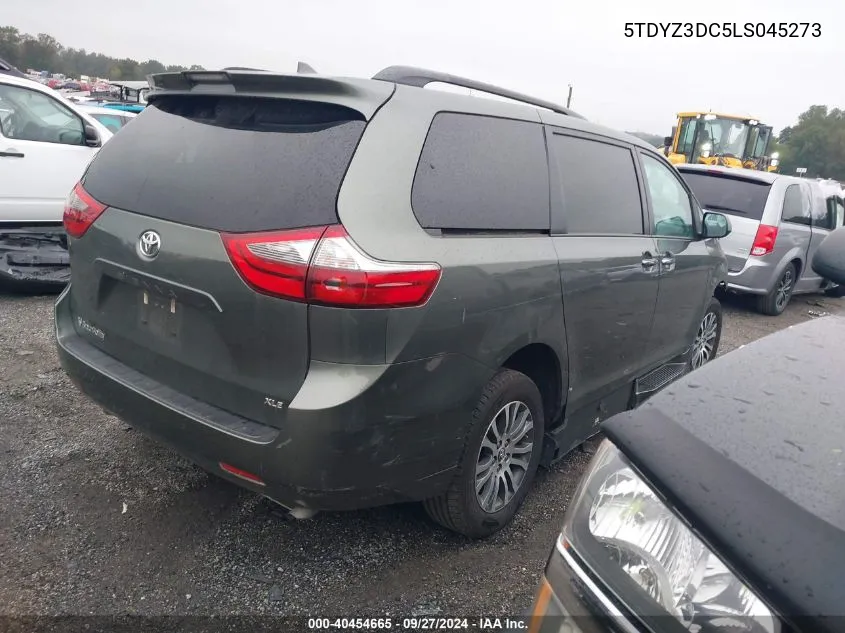 2020 Toyota Sienna Xle VIN: 5TDYZ3DC5LS045273 Lot: 40454665