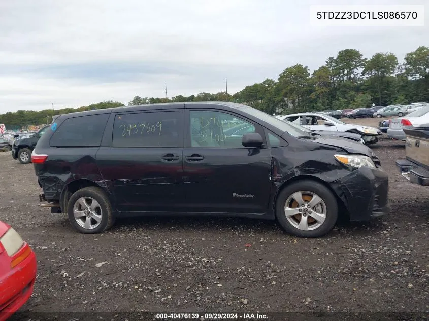 5TDZZ3DC1LS086570 2020 Toyota Sienna L