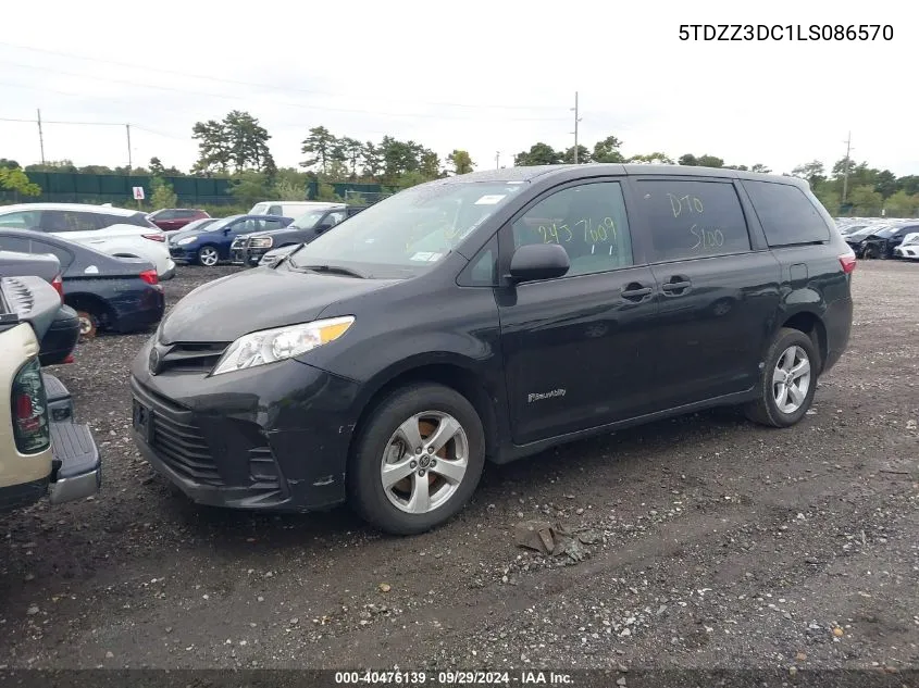 5TDZZ3DC1LS086570 2020 Toyota Sienna L