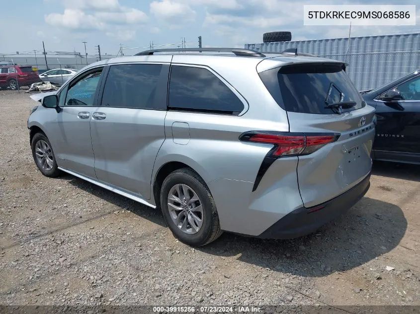 5TDKRKEC9MS068586 2021 Toyota Sienna Le