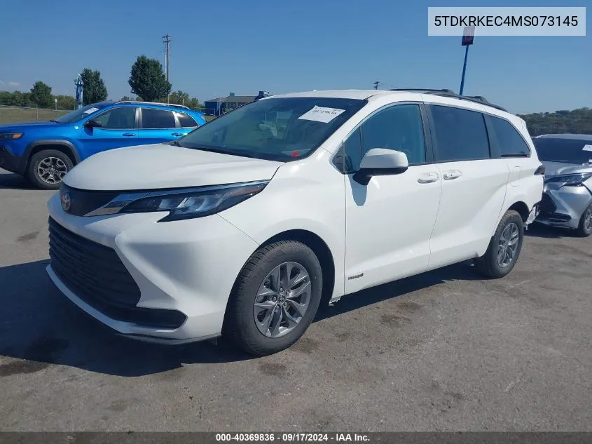 5TDKRKEC4MS073145 2021 Toyota Sienna Le