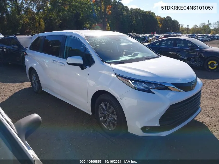 5TDKRKEC4NS101057 2022 Toyota Sienna Le