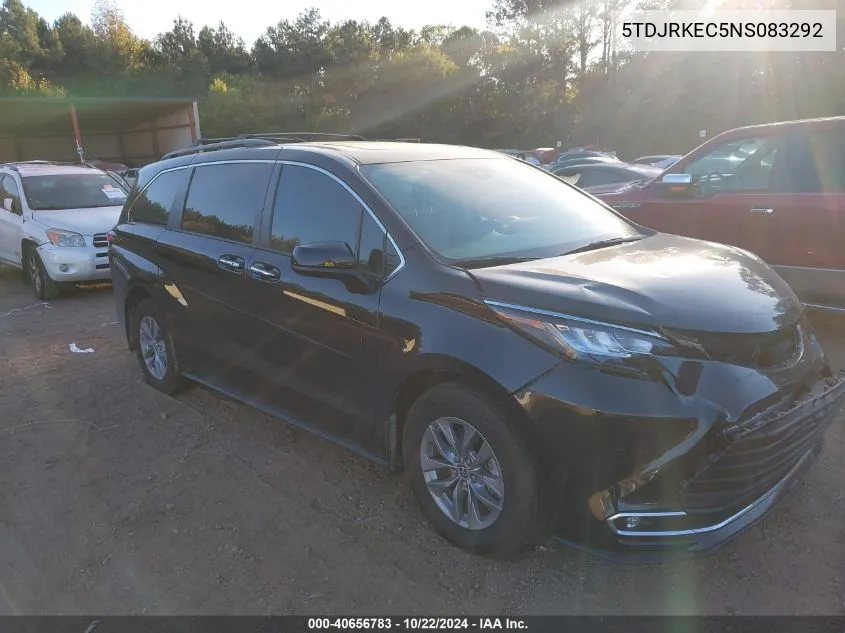 2022 Toyota Sienna Xle VIN: 5TDJRKEC5NS083292 Lot: 40656783