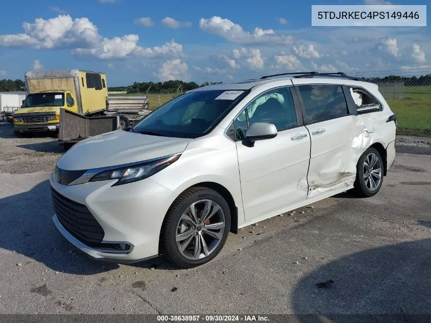 2023 Toyota Sienna Xle VIN: 5TDJRKEC4PS149446 Lot: 38638957