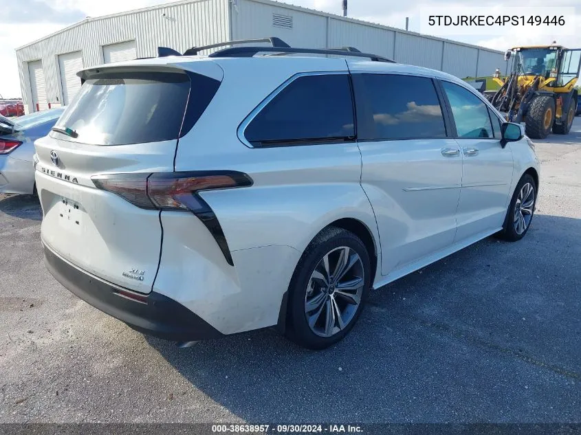 2023 Toyota Sienna Xle VIN: 5TDJRKEC4PS149446 Lot: 38638957