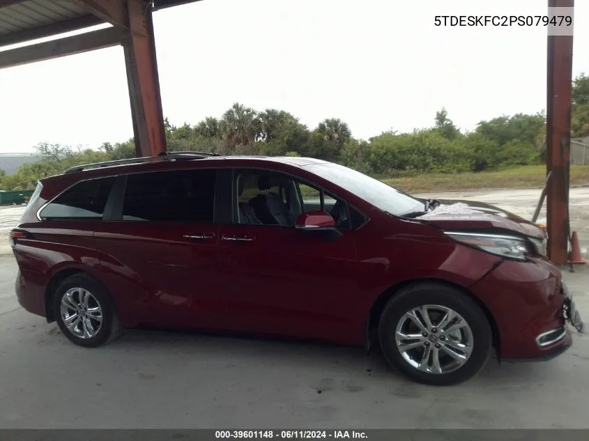 5TDESKFC2PS079479 2023 Toyota Sienna Platinum