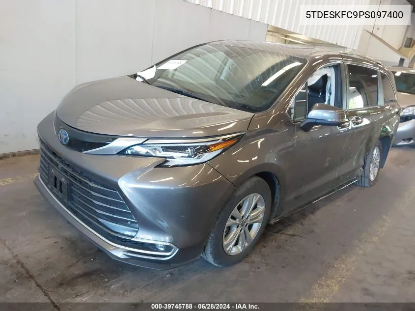 5TDESKFC9PS097400 2023 Toyota Sienna Platinum