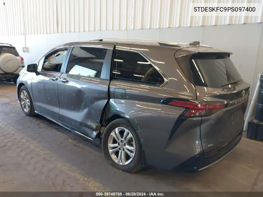 5TDESKFC9PS097400 2023 Toyota Sienna Platinum