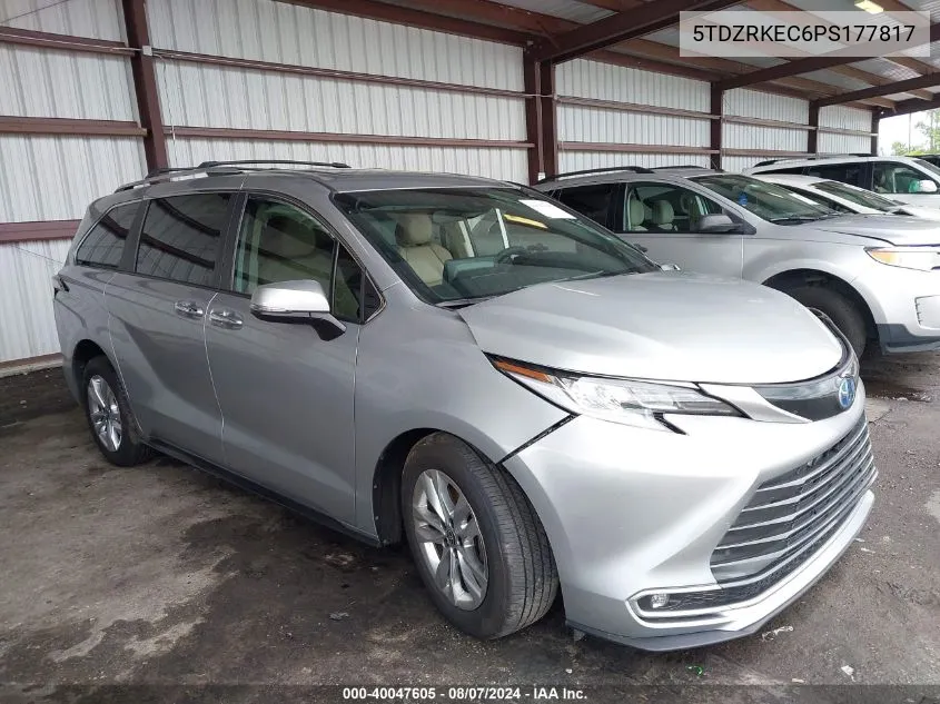 5TDZRKEC6PS177817 2023 Toyota Sienna Limited