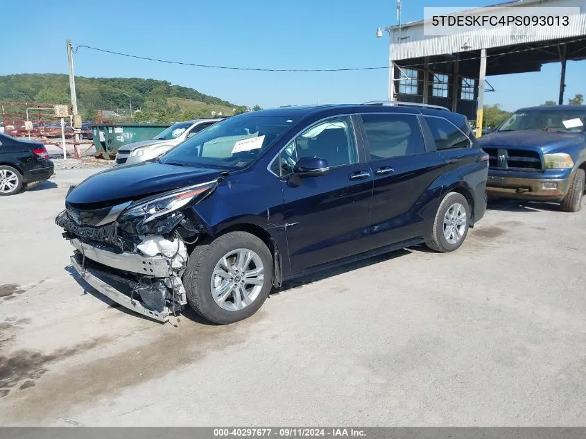 2023 Toyota Sienna Platinum VIN: 5TDESKFC4PS093013 Lot: 40297677