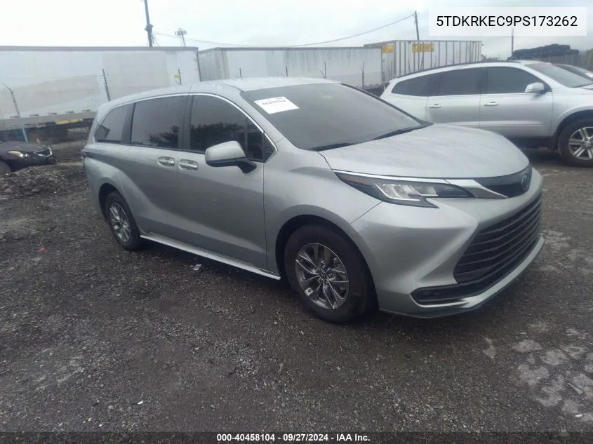 5TDKRKEC9PS173262 2023 Toyota Sienna Le