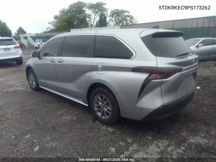 5TDKRKEC9PS173262 2023 Toyota Sienna Le