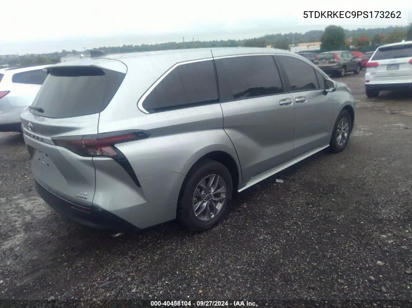 2023 Toyota Sienna Le VIN: 5TDKRKEC9PS173262 Lot: 40458104