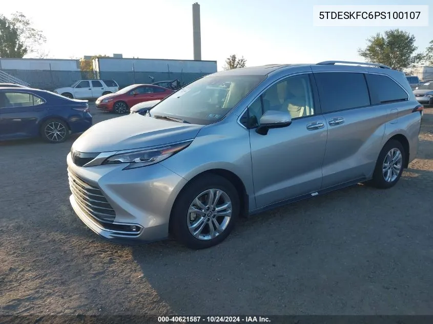 5TDESKFC6PS100107 2023 Toyota Sienna Limited/Platinum