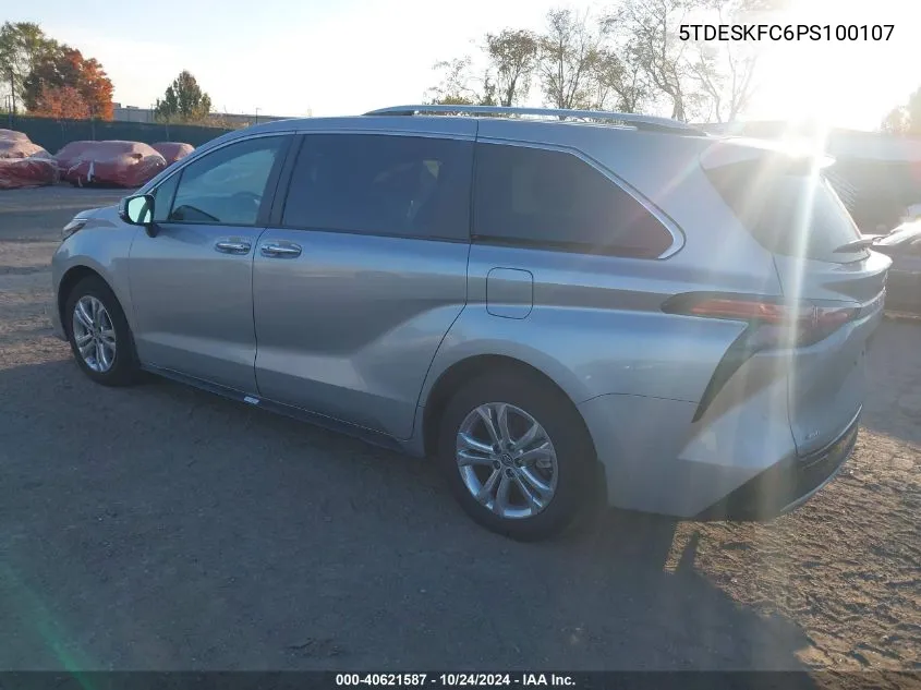 5TDESKFC6PS100107 2023 Toyota Sienna Limited/Platinum