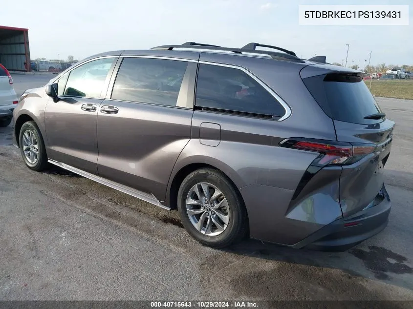 5TDBRKEC1PS139431 2023 Toyota Sienna Le