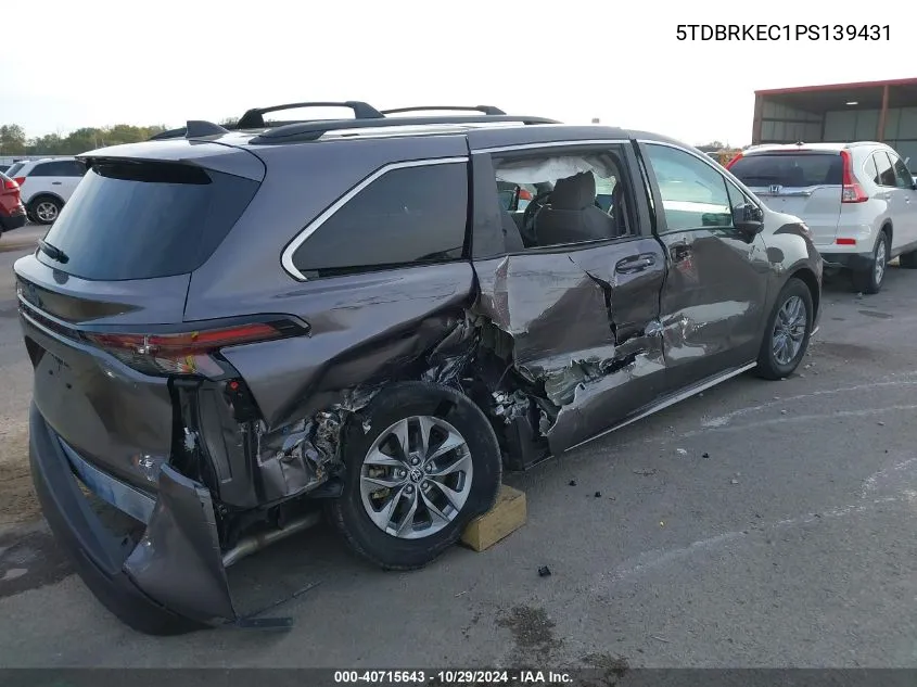 5TDBRKEC1PS139431 2023 Toyota Sienna Le