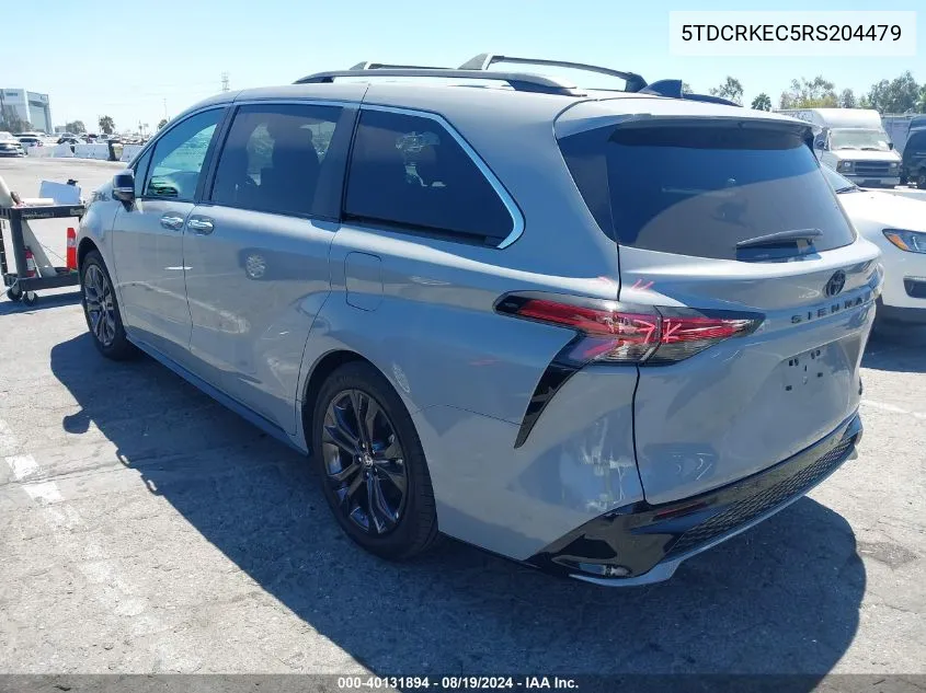 2024 Toyota Sienna Xse VIN: 5TDCRKEC5RS204479 Lot: 40131894