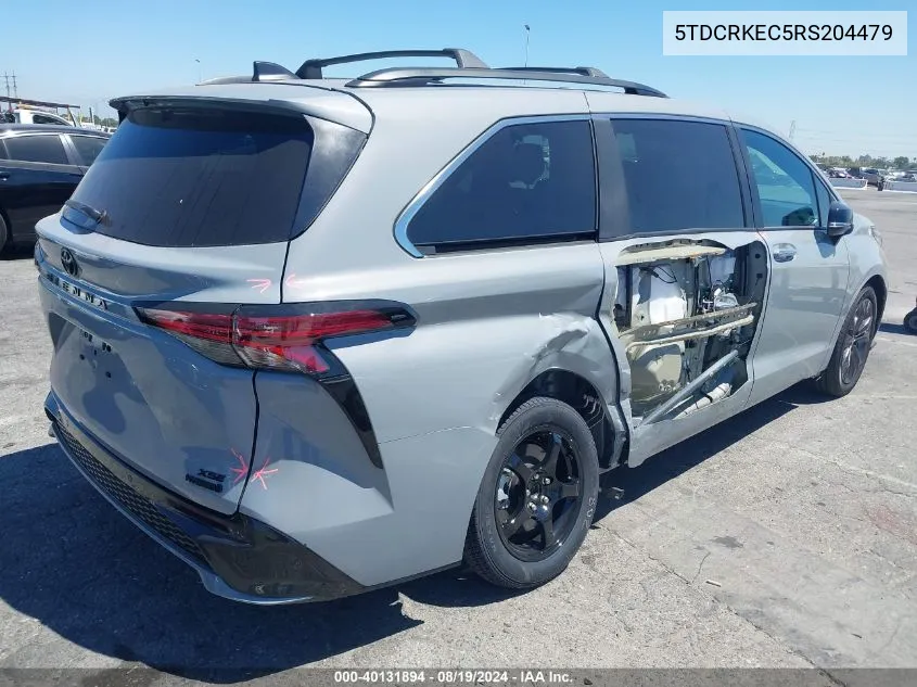 2024 Toyota Sienna Xse VIN: 5TDCRKEC5RS204479 Lot: 40131894