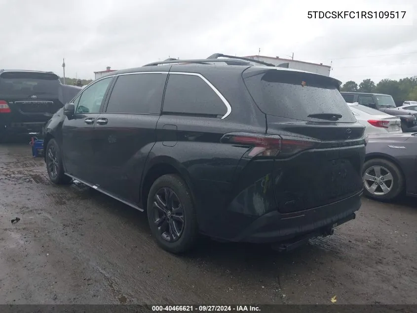 2024 Toyota Sienna Woodland Edition VIN: 5TDCSKFC1RS109517 Lot: 40466621