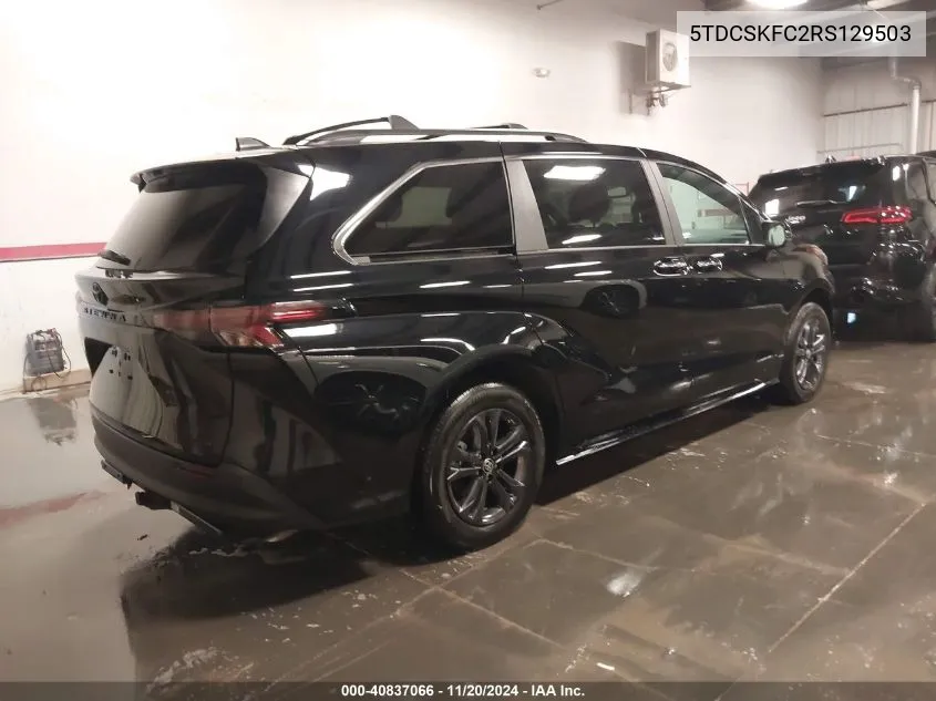 2024 Toyota Sienna Woodland Edition VIN: 5TDCSKFC2RS129503 Lot: 40837066