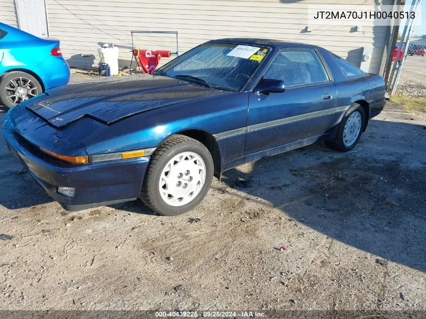 1987 Toyota Supra Sport Roof VIN: JT2MA70J1H0040513 Lot: 40439225