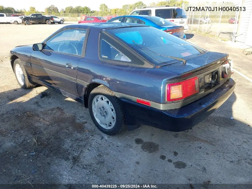 1987 Toyota Supra Sport Roof VIN: JT2MA70J1H0040513 Lot: 40439225