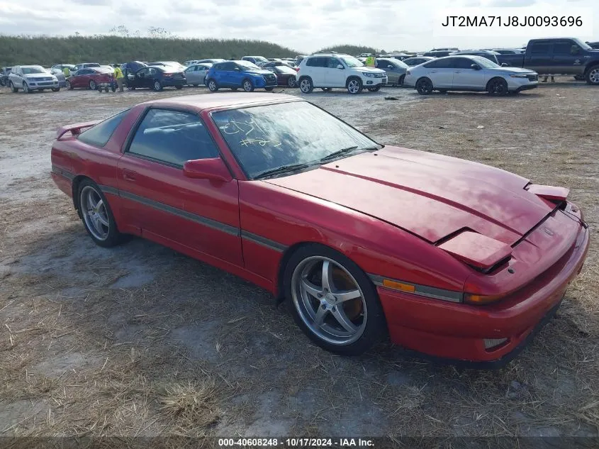 1988 Toyota Supra Sport Roof VIN: JT2MA71J8J0093696 Lot: 40608248