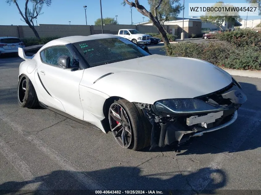 2021 Toyota Gr Supra 3.0 Premium VIN: WZ1DB0C01MW045427 Lot: 40643482