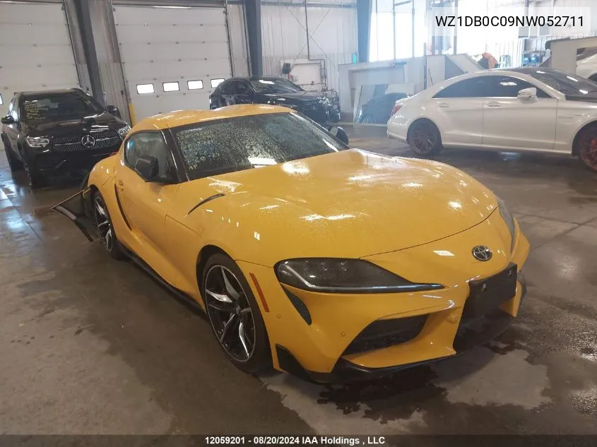 2022 Toyota Supra Premium/Cf Edition VIN: WZ1DB0C09NW052711 Lot: 12059201