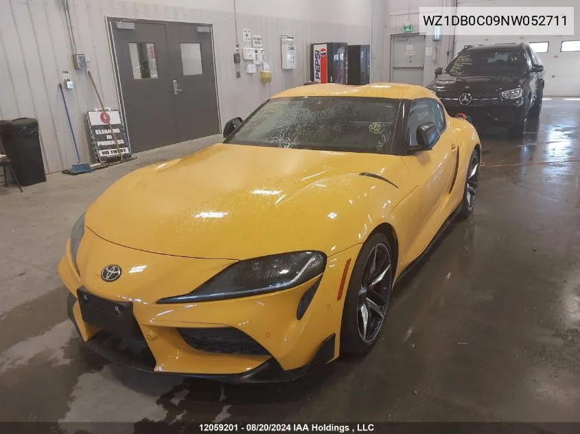 2022 Toyota Supra Premium/Cf Edition VIN: WZ1DB0C09NW052711 Lot: 12059201