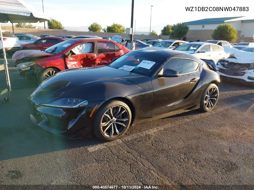 WZ1DB2C08NW047883 2022 Toyota Gr Supra 2.0