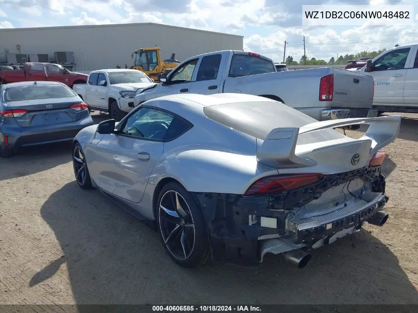 WZ1DB2C06NW048482 2022 Toyota Gr Supra 2.0