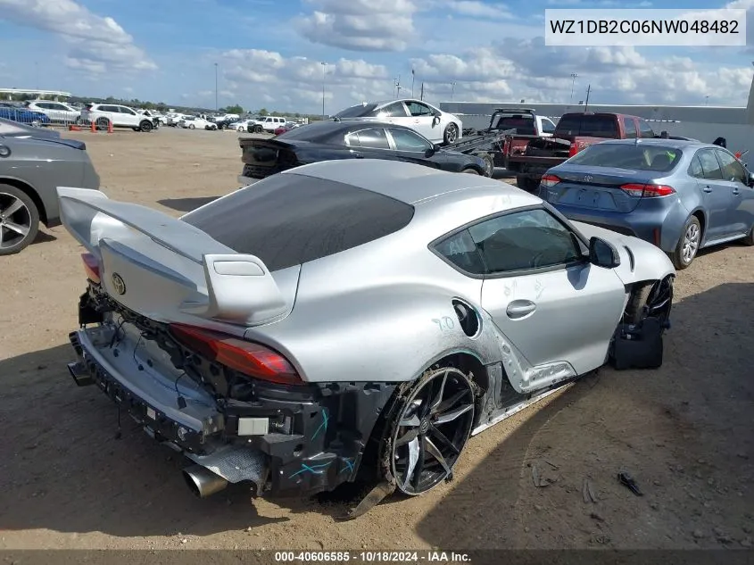 2022 Toyota Gr Supra 2.0 VIN: WZ1DB2C06NW048482 Lot: 40606585