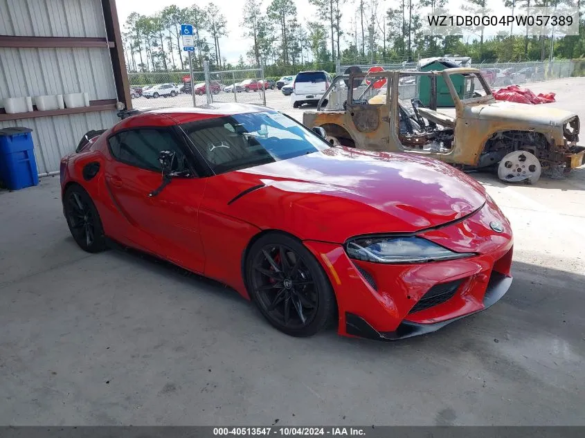 2023 Toyota Gr Supra 3.0 Premium VIN: WZ1DB0G04PW057389 Lot: 40763932