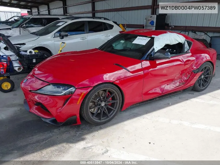 2023 Toyota Gr Supra 3.0 Premium VIN: WZ1DB0G04PW057389 Lot: 40763932