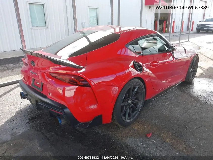 2023 Toyota Gr Supra 3.0 Premium VIN: WZ1DB0G04PW057389 Lot: 40763932