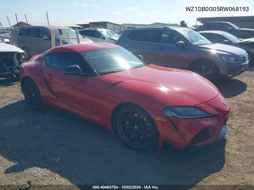 2024 Toyota Gr Supra 3.0 VIN: WZ1DB0G05RW068193 Lot: 40484754