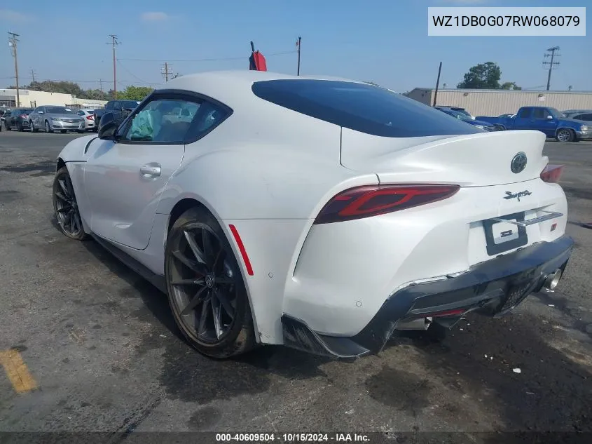 2024 Toyota Gr Supra 3.0 Premium VIN: WZ1DB0G07RW068079 Lot: 40609504