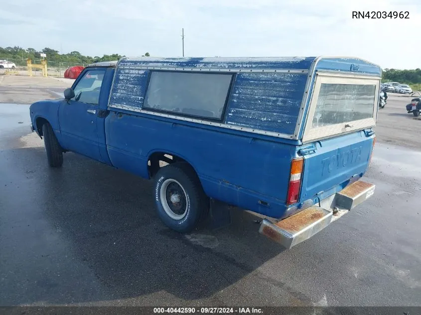 1979 Toyota T100 VIN: RN42034962 Lot: 40442590