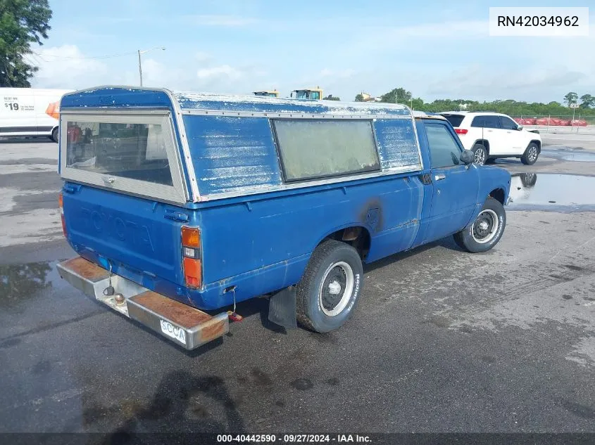 1979 Toyota T100 VIN: RN42034962 Lot: 40442590