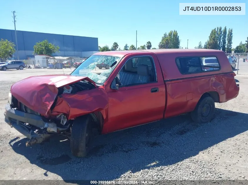 1994 Toyota T100 VIN: JT4UD10D1R0002853 Lot: 39995676