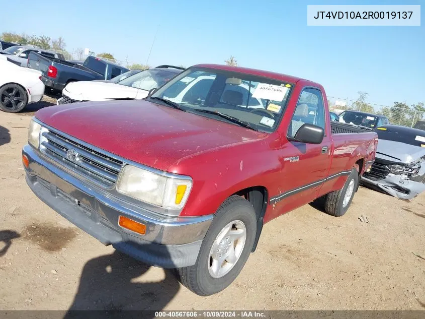 1994 Toyota T100 Dx VIN: JT4VD10A2R0019137 Lot: 40567606