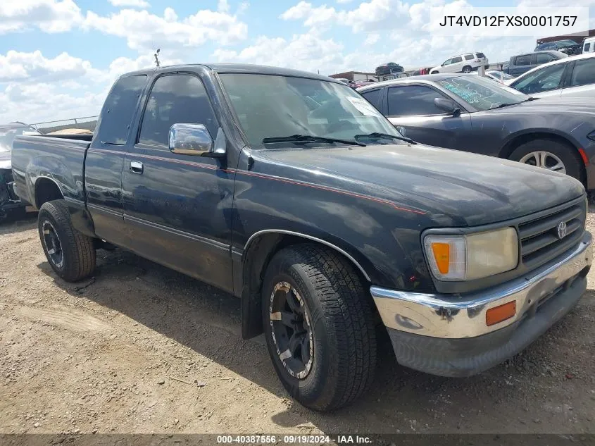 1995 Toyota T100 Xtracab Sr5 VIN: JT4VD12FXS0001757 Lot: 40387556